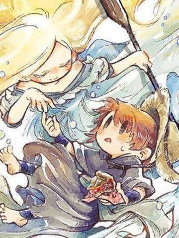 于是两人牵起了手