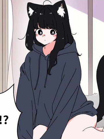 黑猫变成女孩子的故事